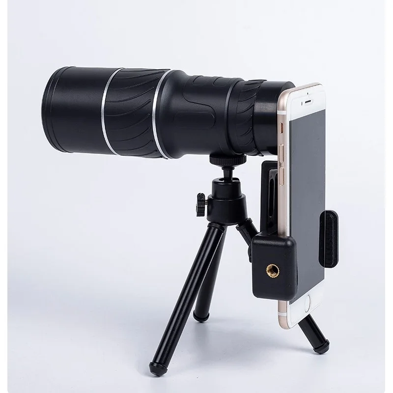 

16*52 66M/8000M Monocular Telescope Portable Waterproof With Tripod And Phone Clip High Quality Take Photo for Camping