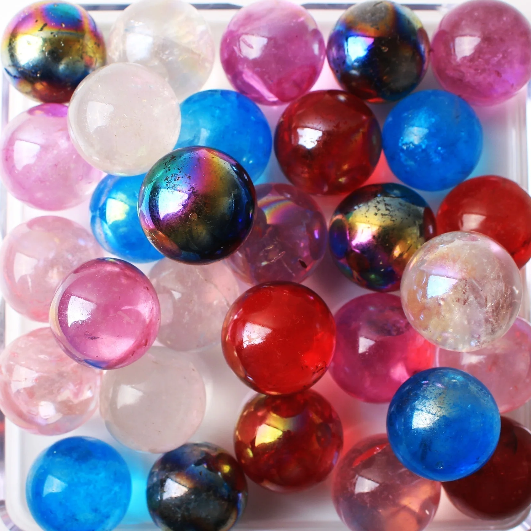 1 шт. чакра хрустальные Красочные Бусины Сделай Сам модные ювелирные изделия