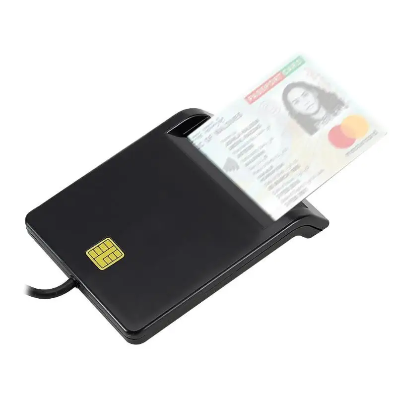 Портативный USB считыватель смарт карт для DNIE ATM CAC IC ID банковская карта сим разъем