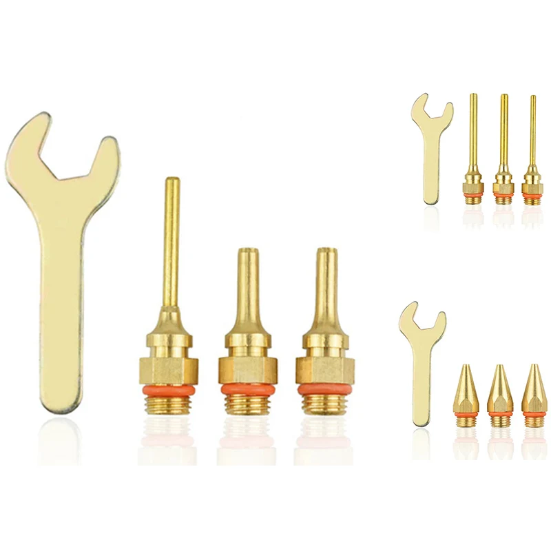 

3 Pieces Of Diameter Hot Melt Glue Nozzle With A Wrench