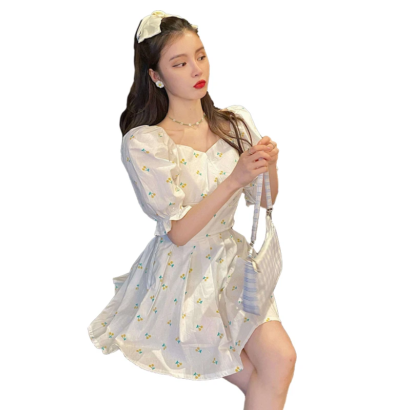 

Large Size Women's Dress 2021 New Spring and Summer Fat Girl Waist Slimming Inspirational Skirt Suit Temperament Long Sleeve