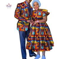 african print couple clothes african dresses for women and men blazer mens suit lady dress couples clothing party sets wyq823
