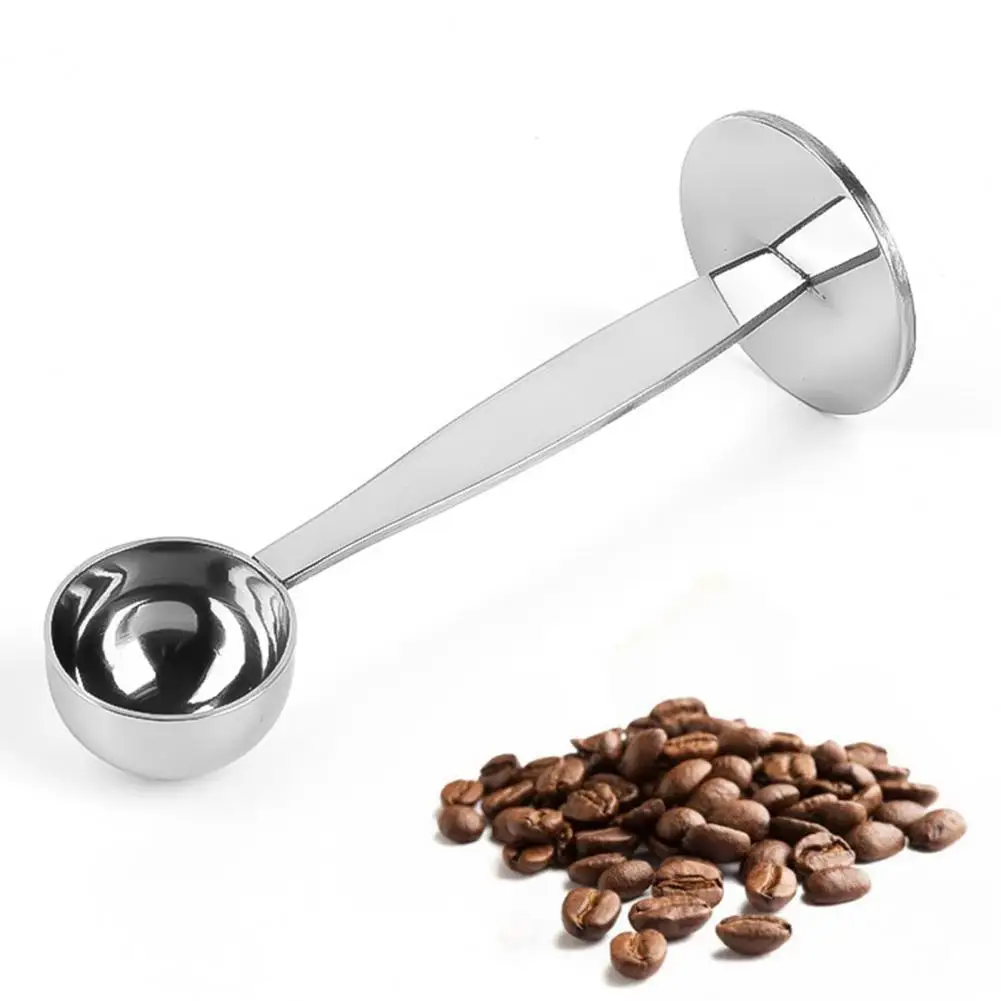 

Hot Sales!!! Coffee Scoop Two Heads Design Long Handle Stainless Steel Food Grade Coffee Tamper for Home