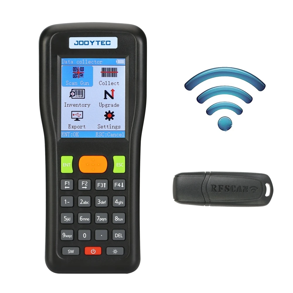 1D RF 2 4G сборщик данных Штрих Код Сканирующий терминал считывающее устройство для