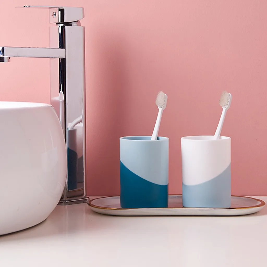 Портативный пластиковый простой скандинавский держатель зубной щетки для
