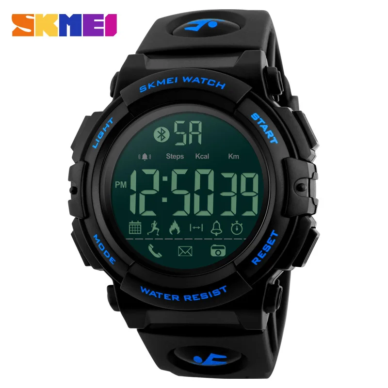

SKMEI1303 men's electronic outdoor sports glue meter calorie exercise pedometer alarm clock bluetooth