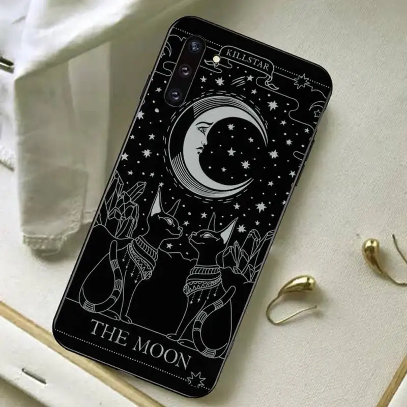 TOPLBPCS ведьмы Луна Таро тайна Тотем оболочки телефона чехол для Samsung note 3 4 5 7 8 9 10 10pro