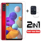 Закаленное стекло 2 в 1 для samsung a21s a21 a51 a71 a31 a41 a21s a01, защитная пленка для объектива камеры samsung a51 a71 a21s, стекло