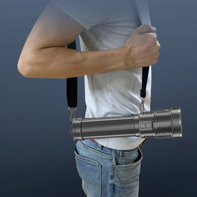 

High Quality Tactical Led Flashlight Powerful Torch Usb Rechargeable 18650 26650 Battery Waterproof Lantern Ultra Bright XHP70.2