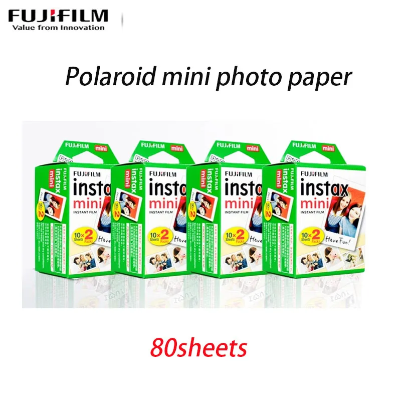 Fujifilm Фотоаппарат моментальной печати Polaroid 3 дюйма Фотобумага Mini7/9/11/25/70/90 с белым