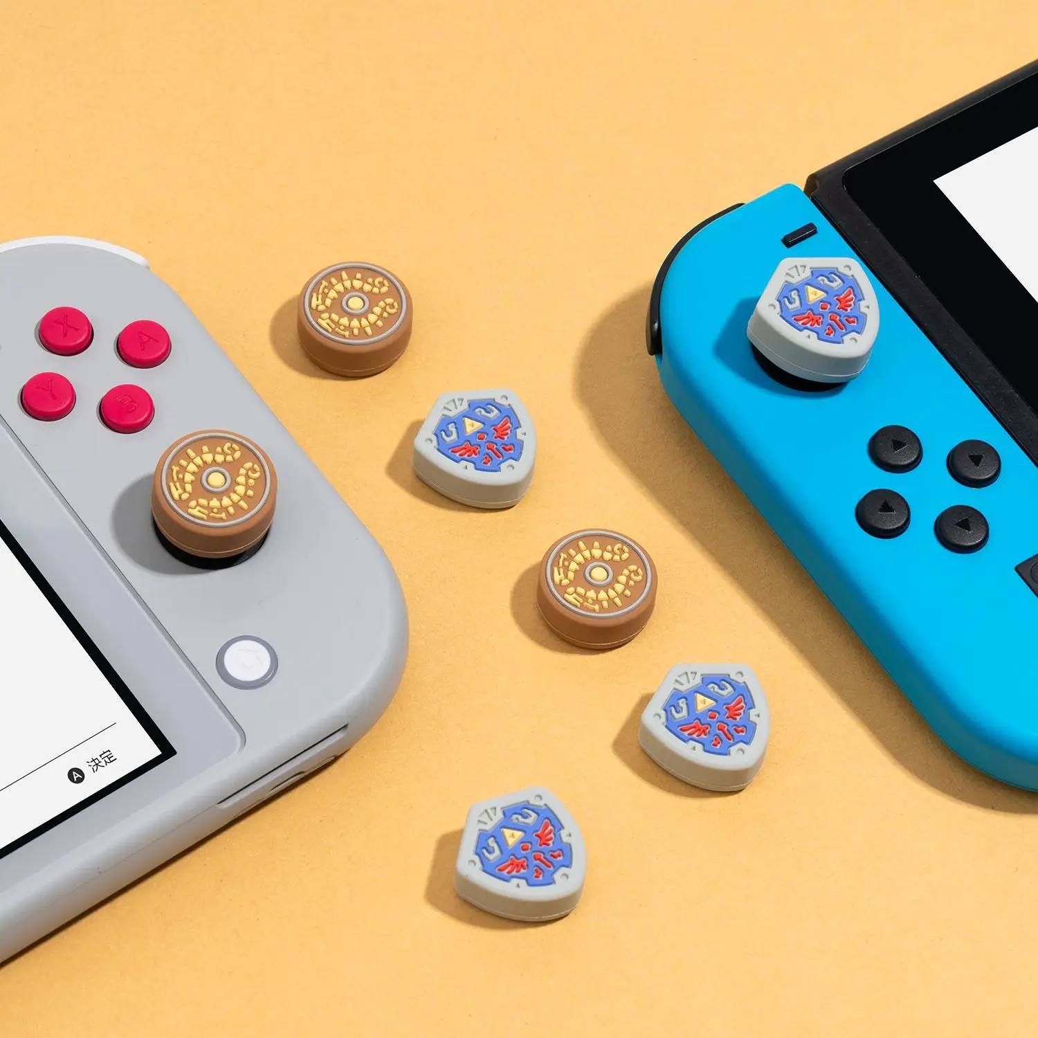 Фото Чехол для джойстика с накладкой на Стик для Zelda Skyward Sword Monster Hunter RISE Nintendo Switch NS Lite Joy-con №2