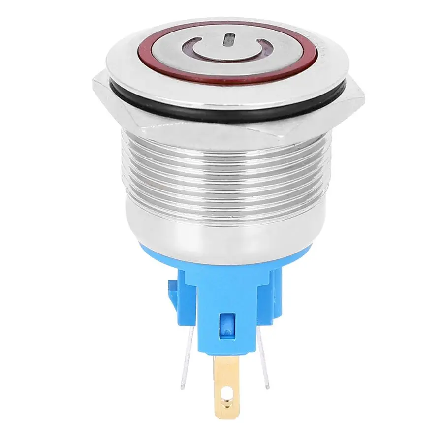 2 шт. кнопки из нержавеющей стали 220 В переменного тока|Промышленное освещение| |