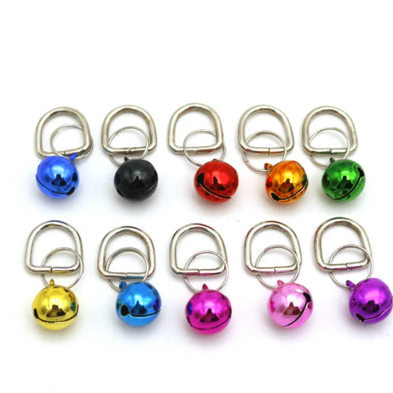 5 шт. разноцветные металлические колокольчики с кольцом пряжкой|Аксессуары для