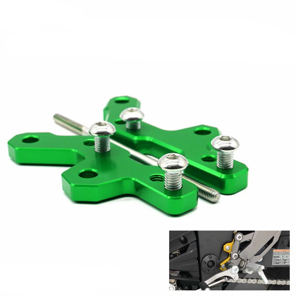 

Motorcycle CNC Aluminum Alloy Accessories Foot Pegs Rear Rearset Base For Kawasaki NINJA 250 300 ZX-300R Z250 Z300