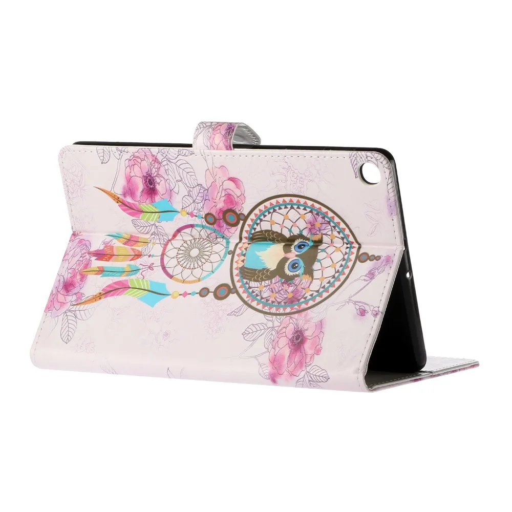 Кожаный чехол для Samsung Galaxy Tab A 10,1 SM-T510 T515 Coque для Galaxy Tab A 10,1 T510 T515 крышка Capa+ пленка+ ручка