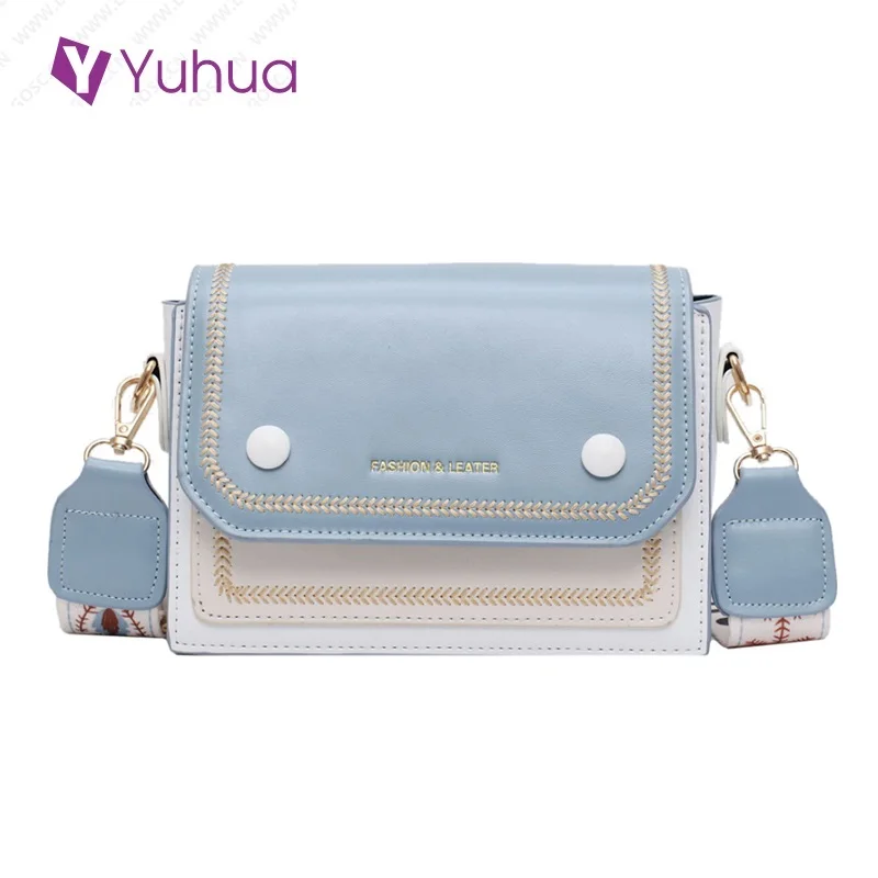 

Yuhua, 2020 new fashion woman handbags, casual korean version women bag, trend patchwork messenger bag, vintage shoulder bags.
