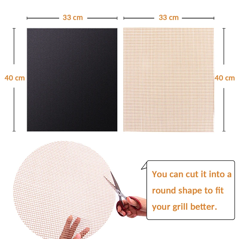 Антипригарный коврик для барбекю гриля 6/3 шт.|Сетки| |