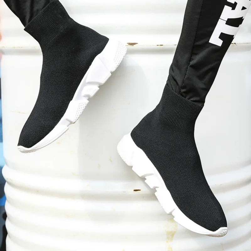 

High-top Men Casual Shoes Tenis Slip-On Zapatillas Mesh Breathable Lightweight Brand Sneakers Men Krasovki Sapato Masculino 11