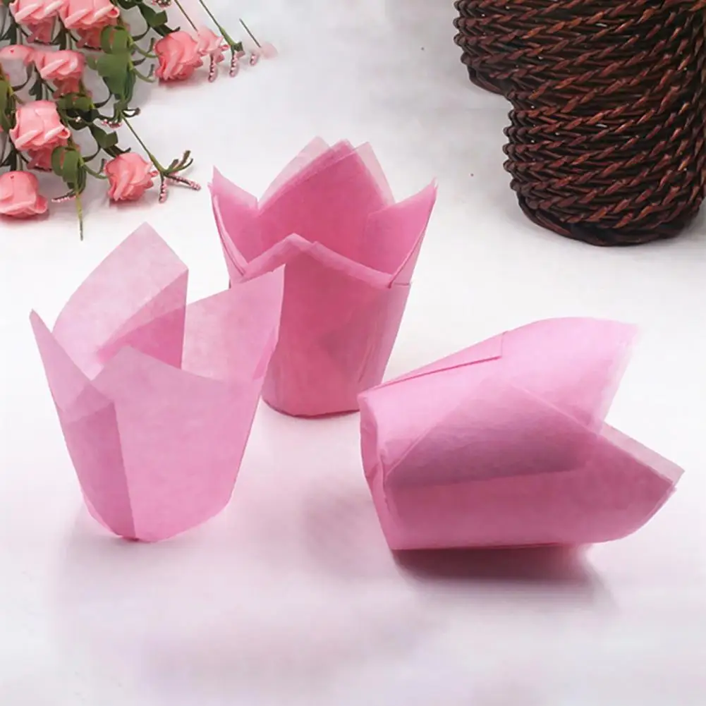 

Creative Cake Paper Cups Fine Workmanship Practical Cake Cups Baking Tool Cake Cups Cupcake Liners 50Pcs