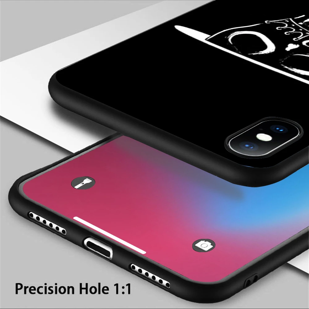 Чехол из ТПУ для iPhone 11 Pro Max X 5S 6 6S XR XS 7 8 Plus чехол Nokia светильник Led силиконовый