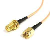 1pc new rg316 coaxial cable rp sma male plug to reverse polarity female jack pigtail 15cm wire connector for wifi router