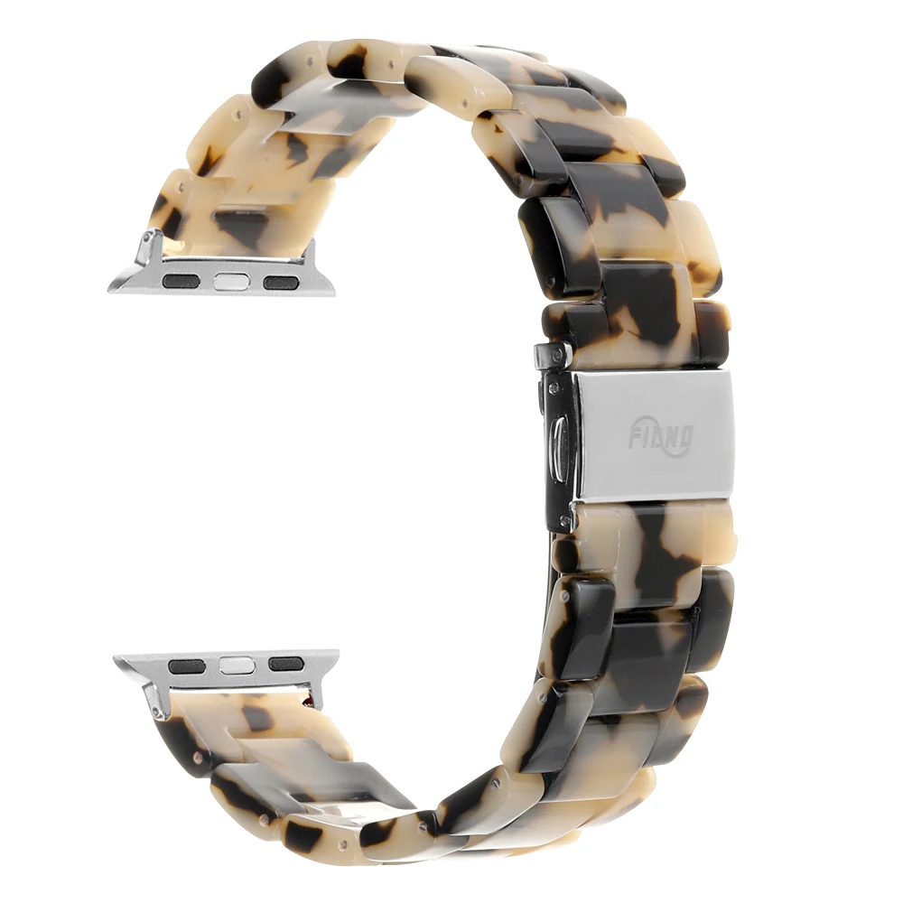 Иммитационный керамический ремешок для часов iWatch Apple Watch 38 мм 40 мм 42 мм 44 мм Серия 1 2 3 4 полимерный Ремешок Браслет - Цвет ремешка: BD-AP-7