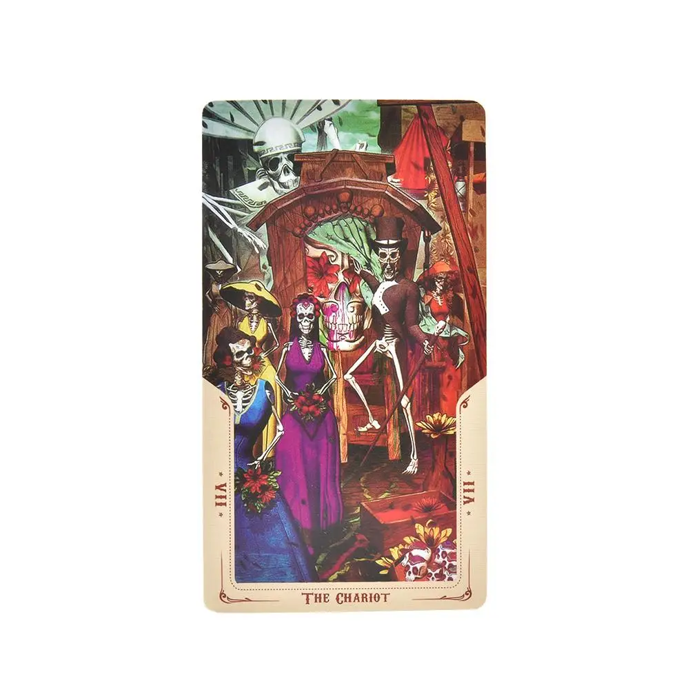 78 листов Карты Таро Санта Муэрте настольная игра карты Лучшие семейные вечерние