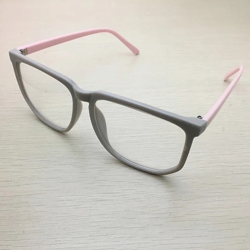 C10 gray and pink TinffGan, большая оправа для очков,, женские большие оправы для очков, мужские оправы для очков, pc, очки, черные очки, oculos de grau - Цвет оправы: C10 gray and pink