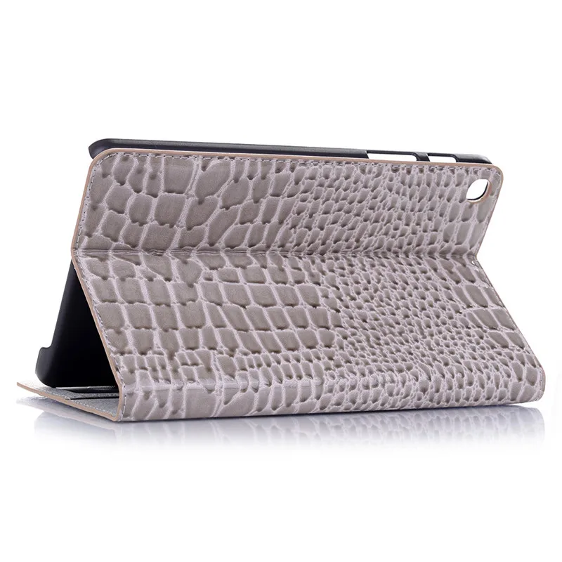 Чехол-подставка для Samsung Galaxy Tab A 8,0 T290 SM-T290 T295 T297 S-Pen cover TabA 8 из крокодиловой кожи, жесткий чехол для планшета