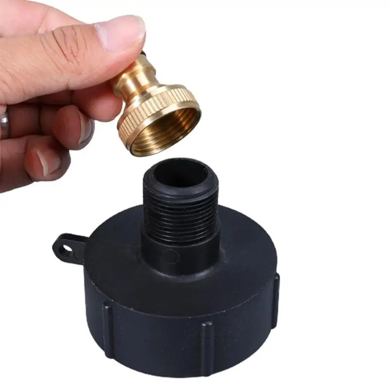 

IBC Hose Adapter Water Tank Fitting Coarse Thread Connector Replacement IBC Tote Adapter Garden Tap Ball Accessories