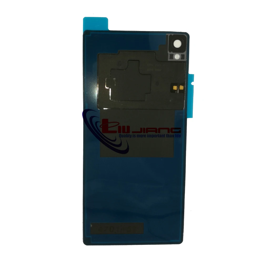 Liujiang Новая задняя крышка батареи для sony Z3 L55T D6603 D6653 D6643 задняя дверь стеклянный чехол с NFC Замена