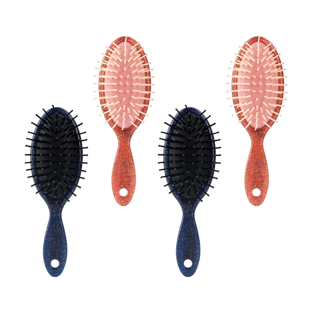 

4PCS Comfortable Airbag Comb Oval Airbag Hairbrush Hairdressing Tool Accessory