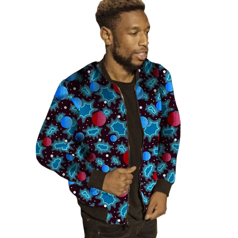 Африканская бейсбольная куртка для мужчин модная Анкара пальто с принтом Дашики