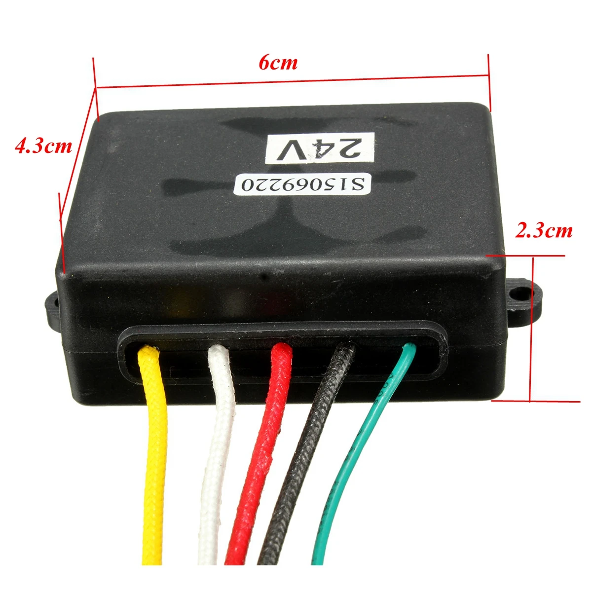 

New 24V 98 feet/ 30 m Universal Car Wireless Winch Crane Remote Control Controller With Twin Handset Remote Range blue color