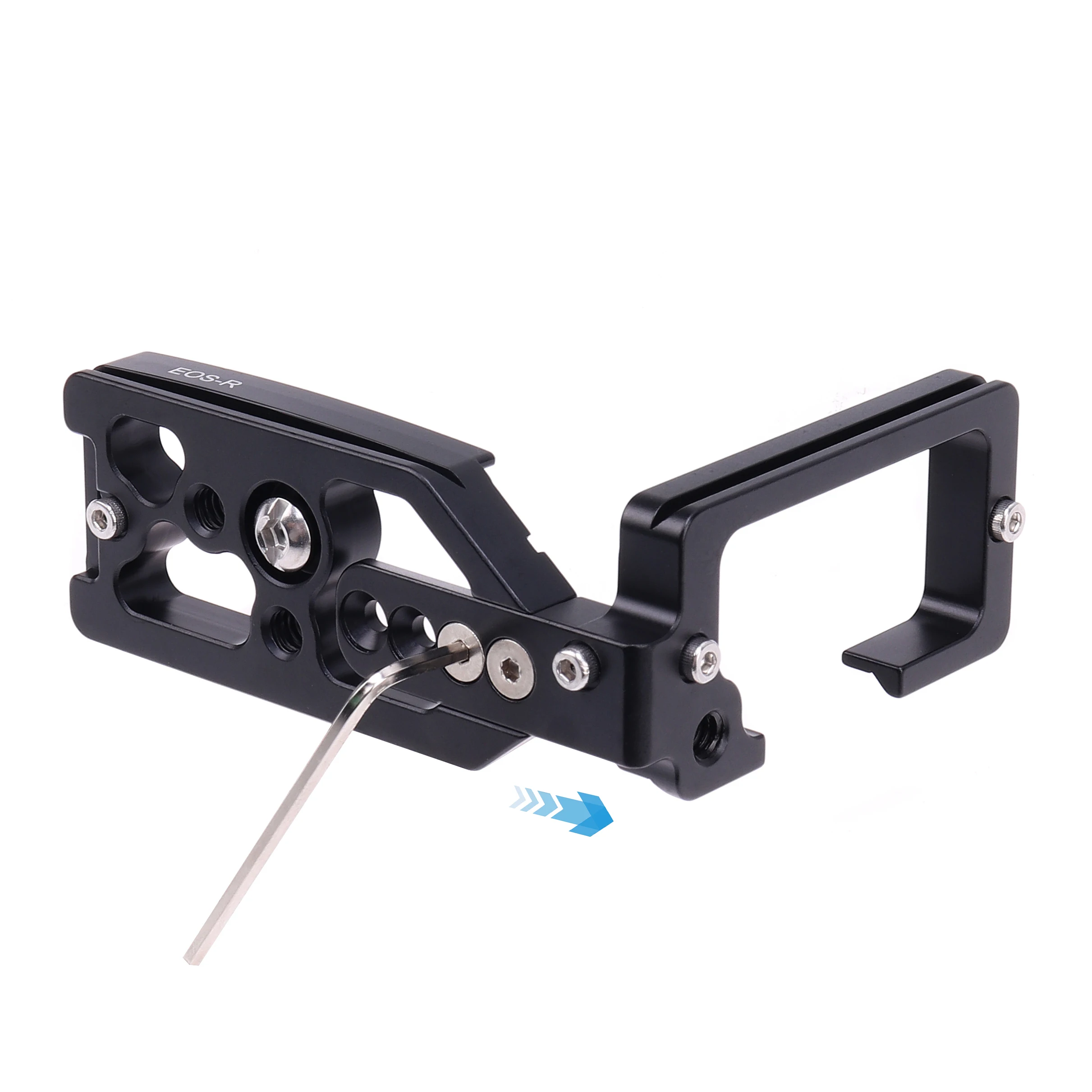 Быстросъемный L-образный вертикальный кронштейн из алюминиевого сплава ручной