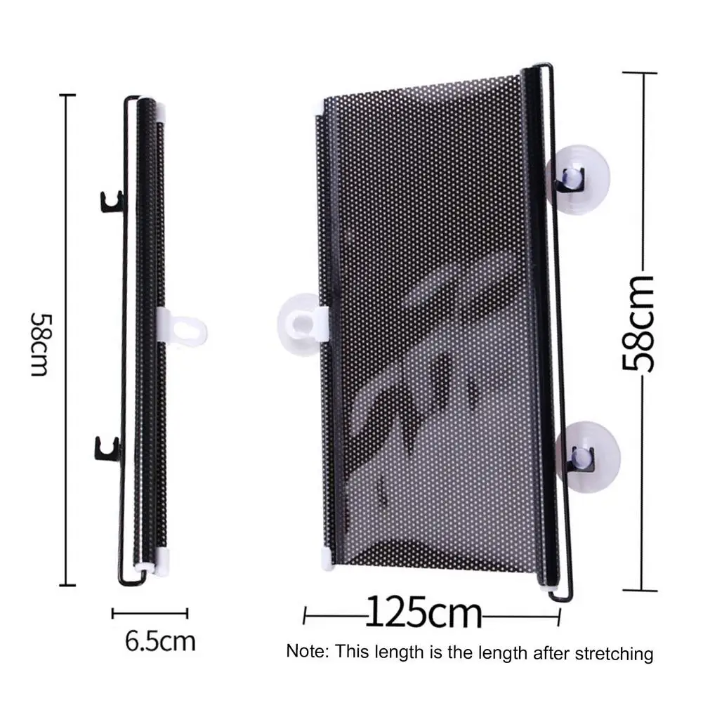 

Car Windshield Sunshade Car Front Window Shade Auto Retractable Sun Shade Protec UV Block Sun Visor Tor Curtain Cars Accessories