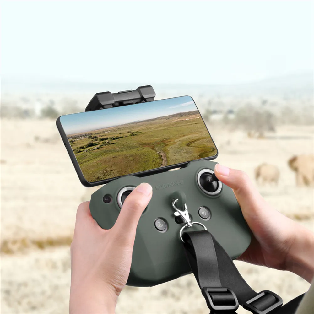 Защитный силиконовый чехол с ремешком и защитой от царапин для DJI Mavic Air 2