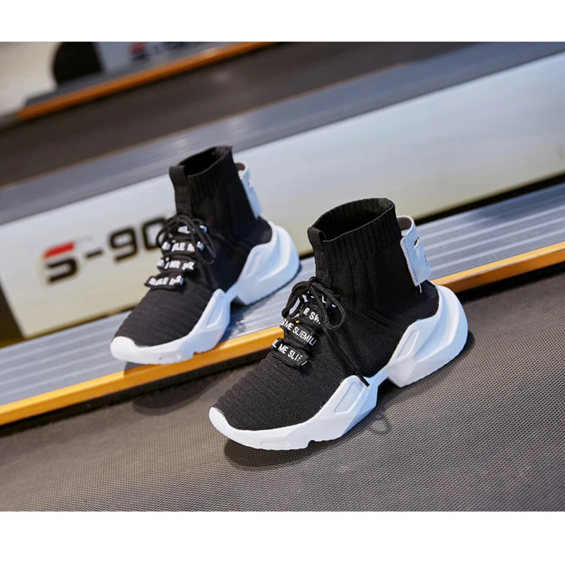 Кроссовки женские высокие на массивной подошве дизайнерская повседневная