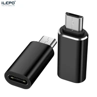 ilepo micro usb transfer type c adapter mobile phone charger adaptor usb cable adapter for xiaomi redmi huawei android phone