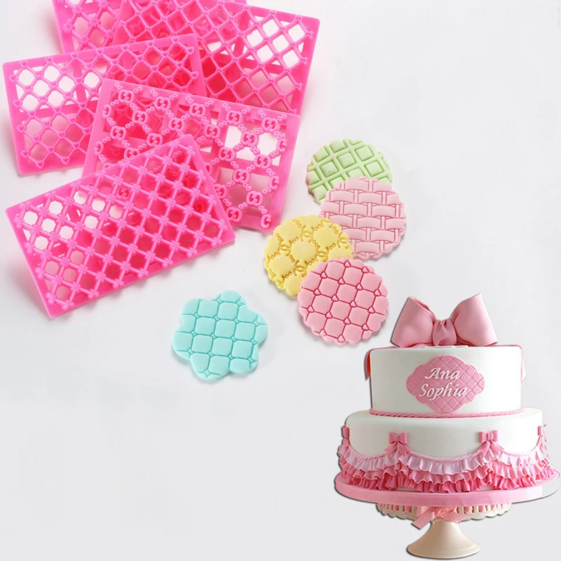 

9pcs/set Bpa Free Plastic Cake Decorating Tools Biscuit Baking Mold Sets Cake Mould Fondant Decoration Tool