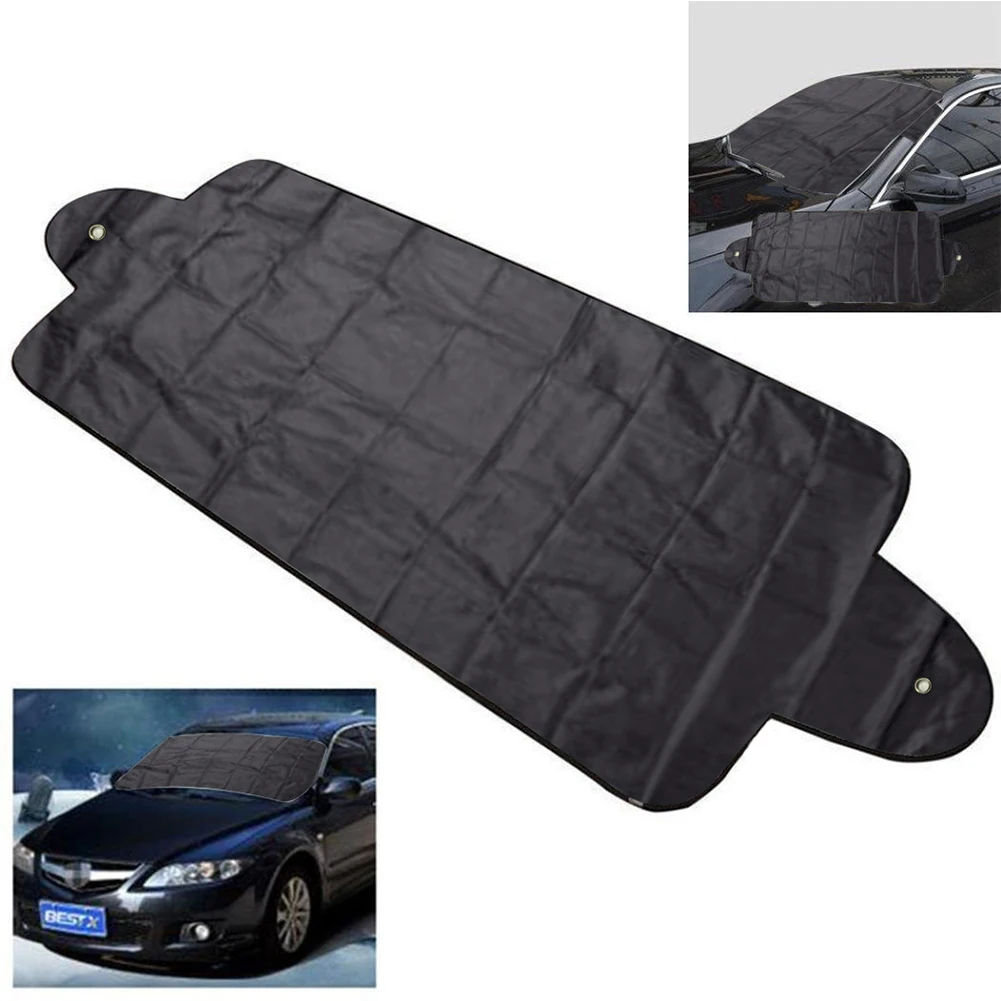 

70*145cm With Ears Windscreen Cover Smart Car Cover UV Proect Dust Protector Anti Snow Windshield Exterior Protection For Cars
