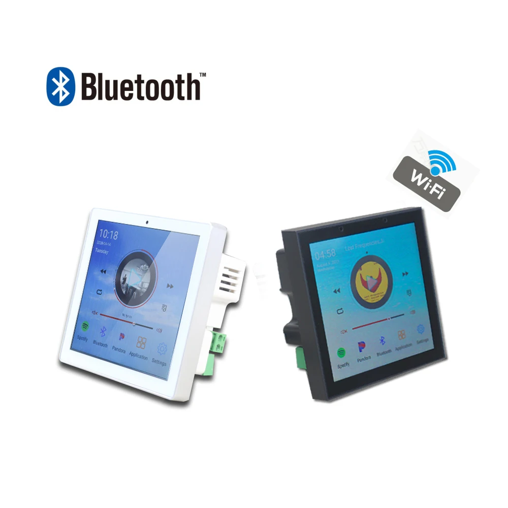 Настенный усилитель звука с сенсорным экраном Wi-Fi Умный домашний кинотеатр Bluetooth