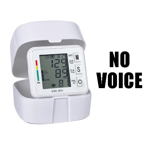 NO Voice Тонометр, измеритель давления, цифровые тензиометры, Tensiometro - Цвет: NO Voice