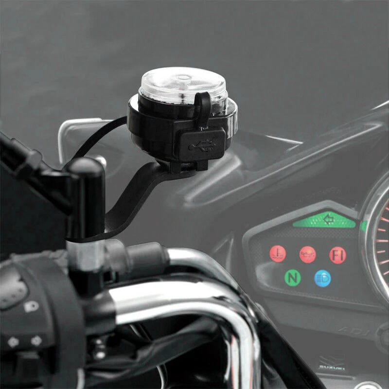 

Motorcycle Compass Charger USB Waterproof Navigation Fast Charging Waterproof