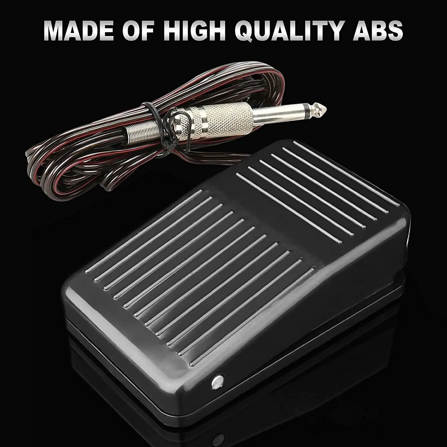 Горячая Распродажа черная пластиковая татуировка педаль компактная