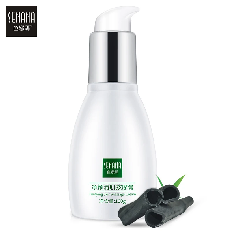 Очищающий крем для массажа кожи против акне отшелушивающий глубокого очищения