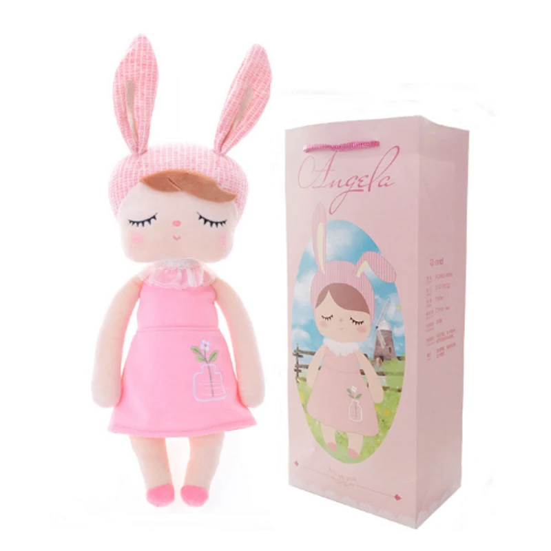 Metoo новейшие плюшевые куклы Angela детские игрушки для девочек подарок кролик
