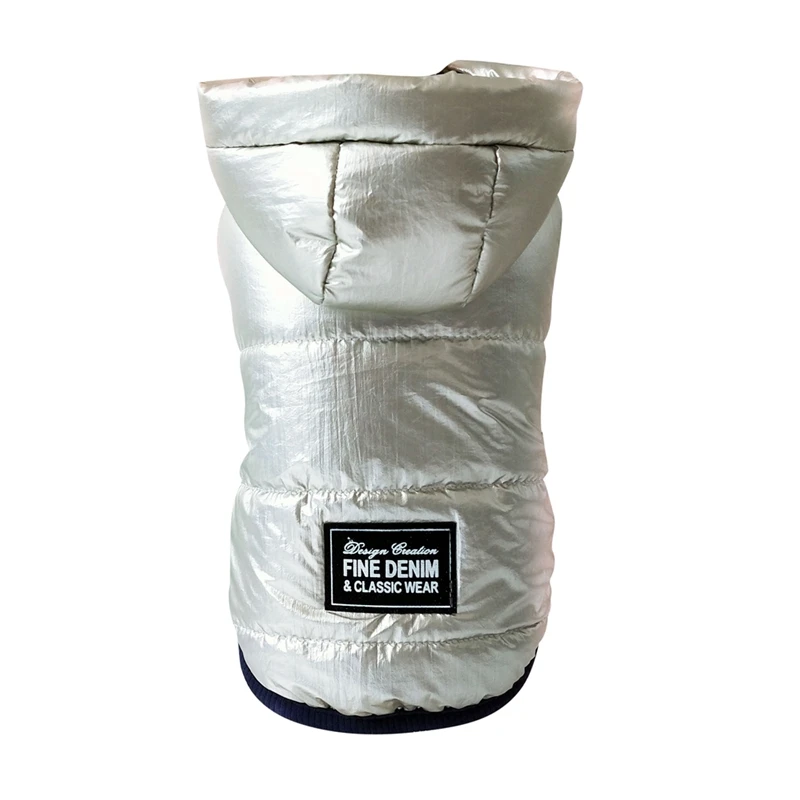 

Pet Colthes Dog Autumn Winter Sleeveless Warm Costume Small Medium Thickening Warm Cotton Vest Bright Coat Pet Supplies