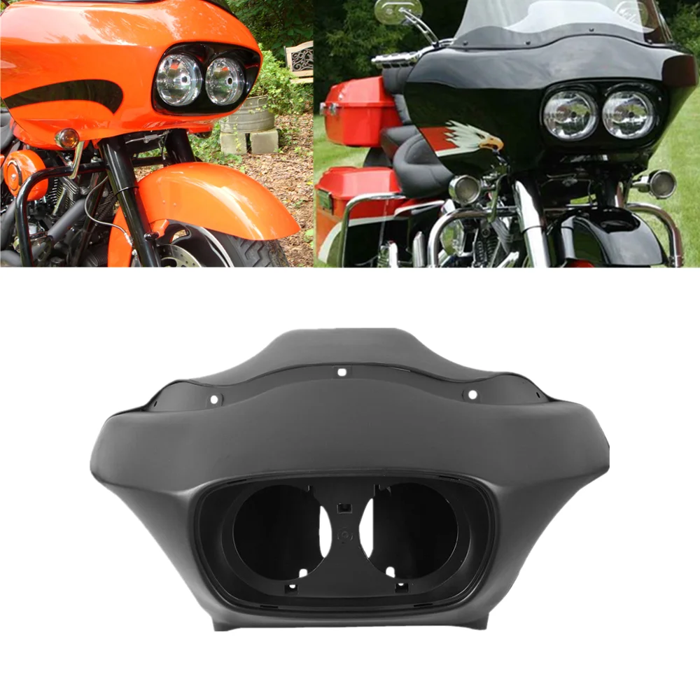 Внутренняя и внешняя фара мотоцикла обтекатель для Harley FLTR Road Glide 1998 2013 matta