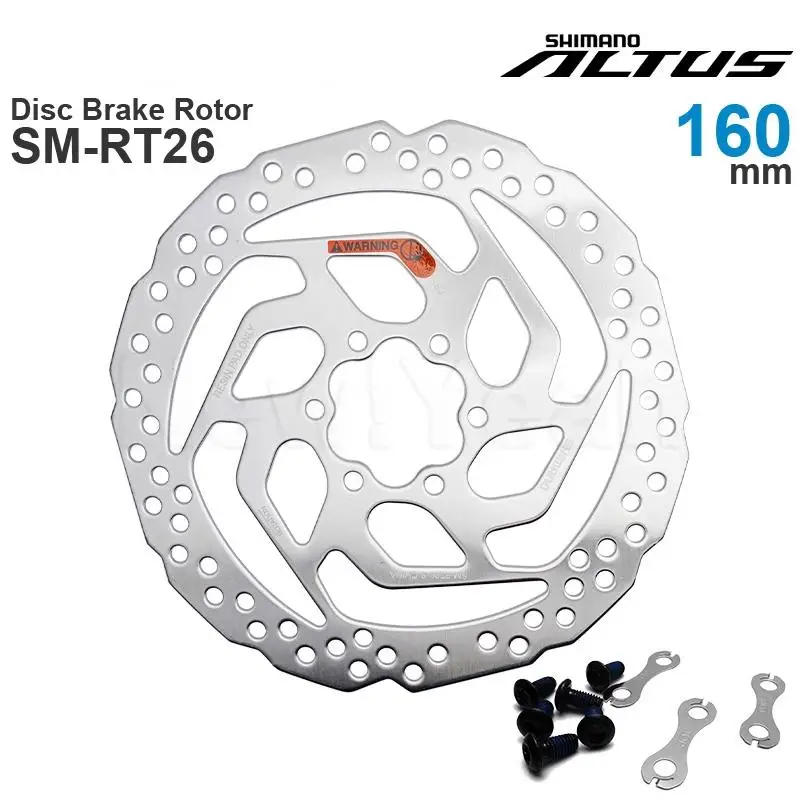 

SHIMANO ALTUS M2000 SM-RT26- 6-Bolt - Disc Brake Rotor - 180/160 mm Original parts